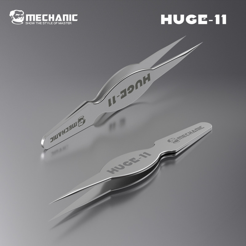 Body Jewelry Repair - MECHANIC HUGE-11 비자성 핀셋, 넓은 몸체,