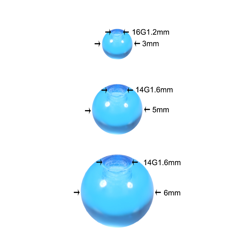 도매 아크릴 3MM 5MM 6MM 반짝이 공 교체 코  - Body Jewelry Replacement Ball 리뷰 및 가격