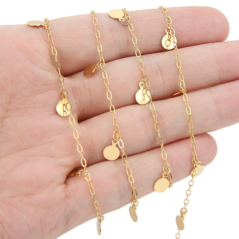 1미터 스테인리스 스틸 6mm 디스크 수제 체인 DIY - Body Jewelry Necklace 리뷰 및 가격