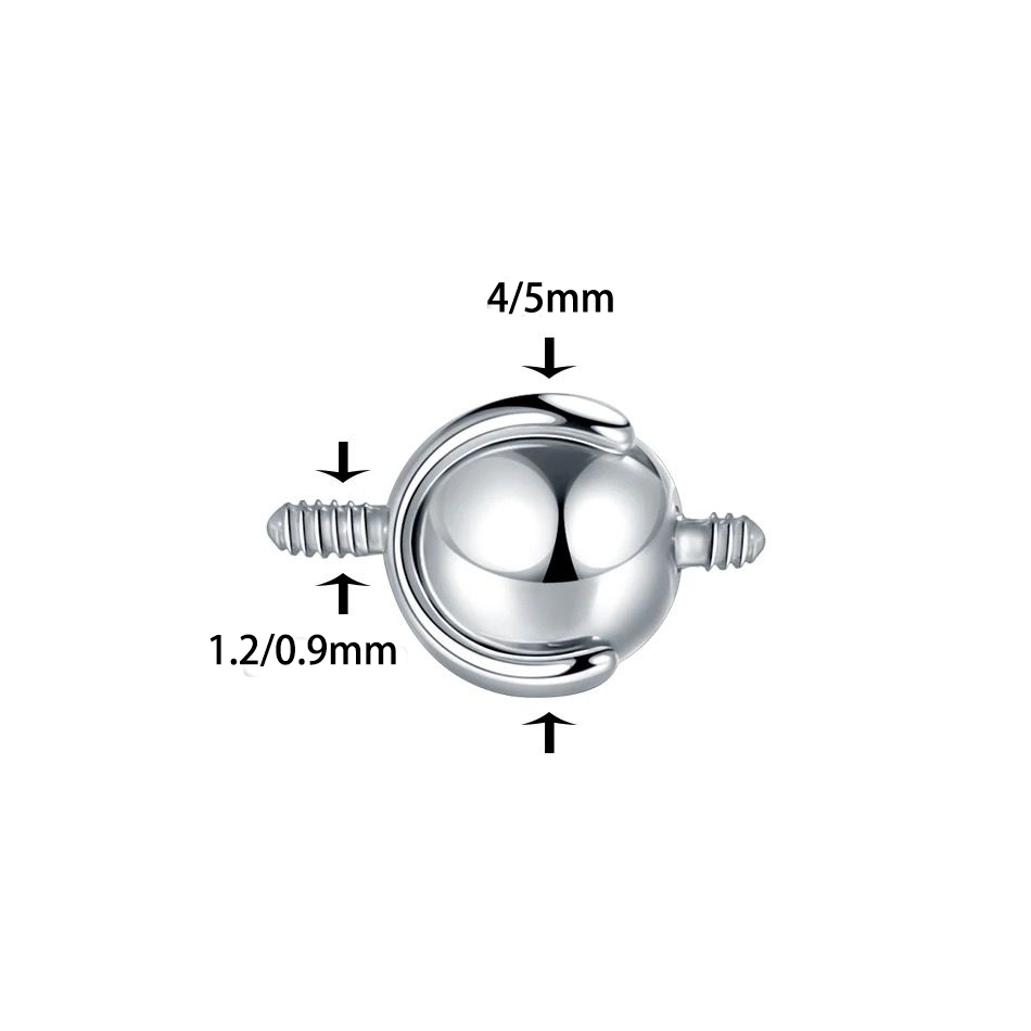 산업용 바벨 피어싱 바디 쥬얼리 F136 티타늄 내부  - Body Jewelry Replacement Ball 리뷰 및 가격