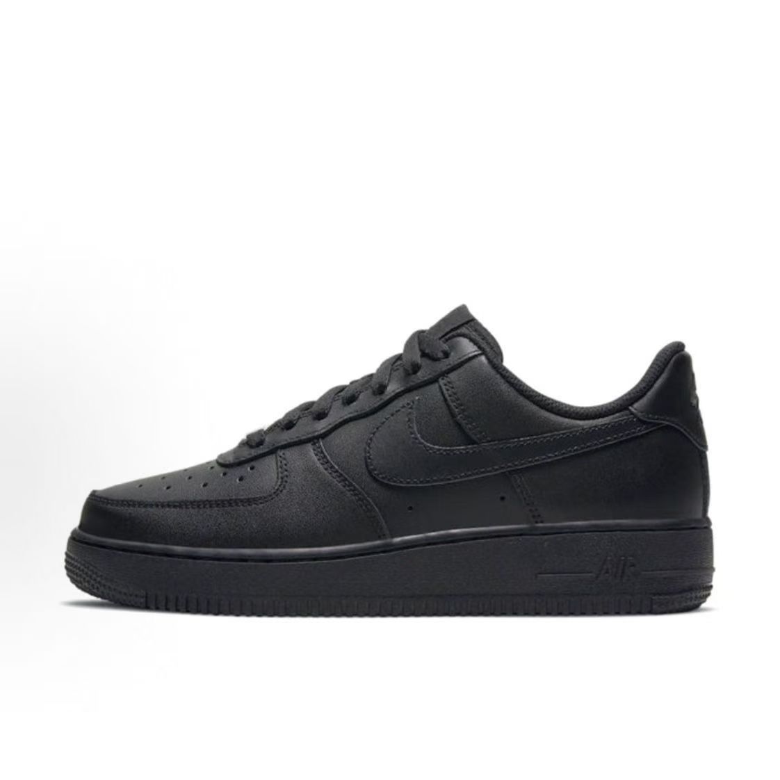 나이키 에어포스 1 '07 올블랙 가죽 레트로 쿠션 통 - Nike Shoes Air Force 1 리뷰 및 가격