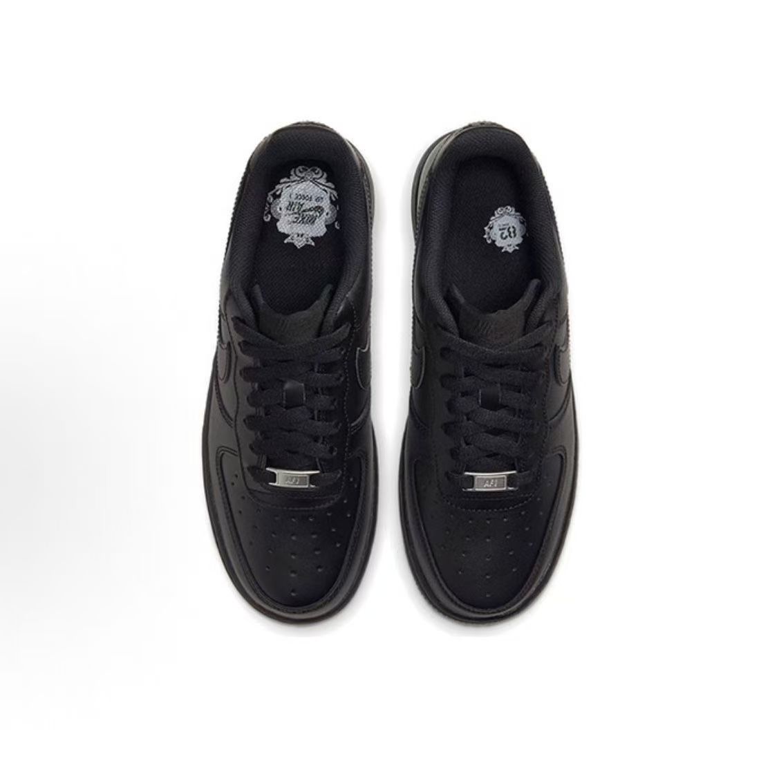 나이키 에어포스 1 '07 올블랙 가죽 레트로 쿠션 통 - Nike Shoes Air Force 1 리뷰 및 가격