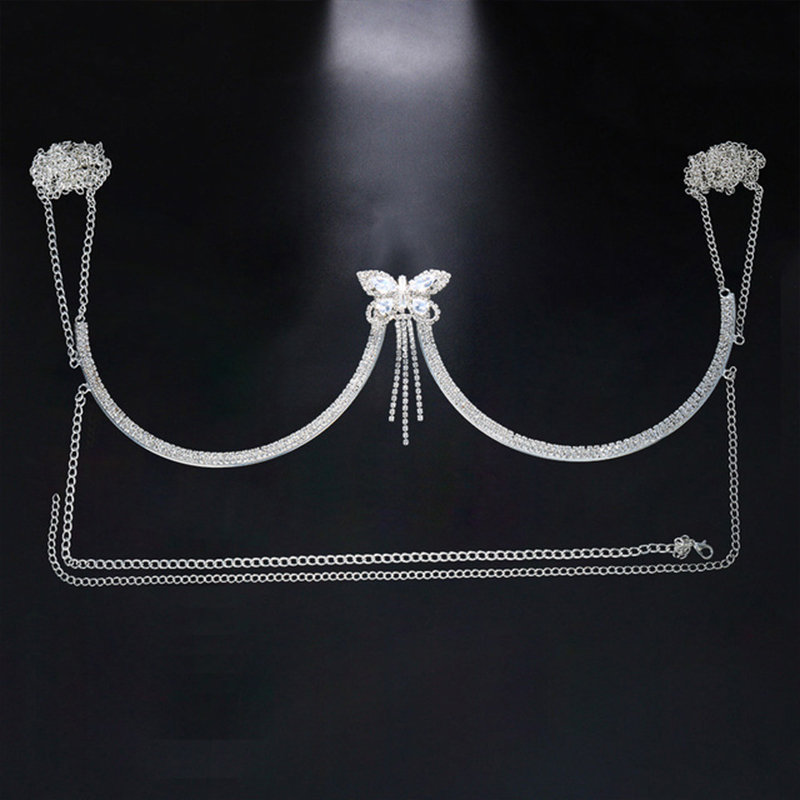 Stonefans 지르콘 나비 술 가슴 체인 여성 액세 - Body Jewelry Retainers 리뷰 및 가격