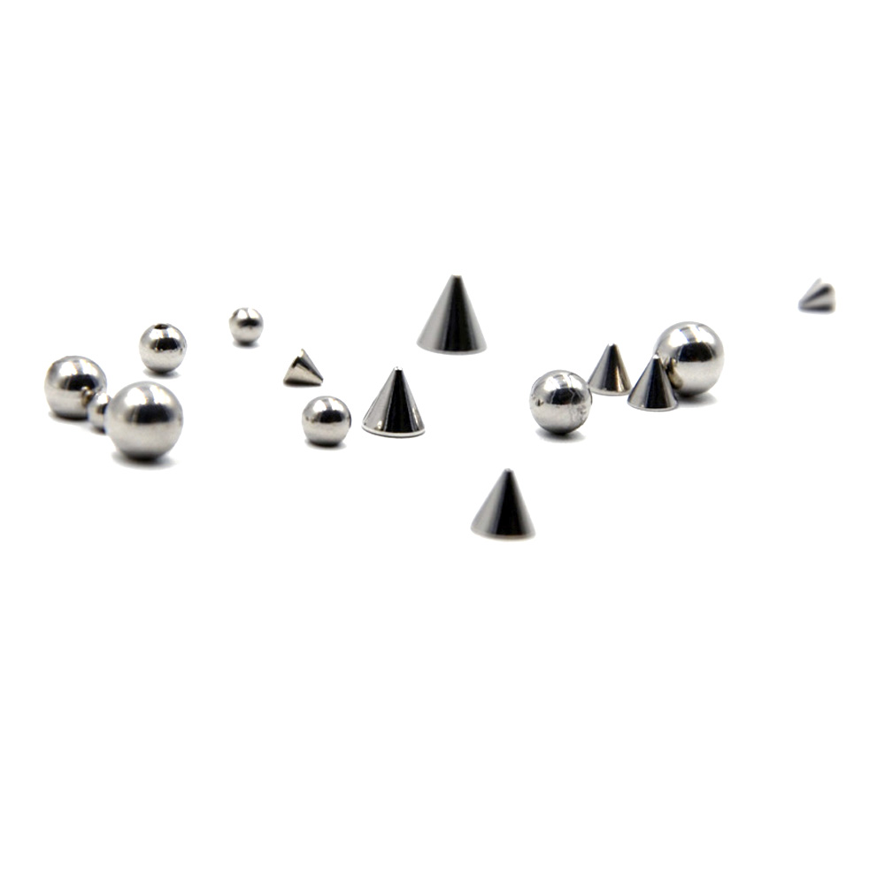 100 개/몫 스틸 14G 16G 코 피어싱 귀 스터드 - Body Jewelry Replacement Ball 리뷰 및 가격