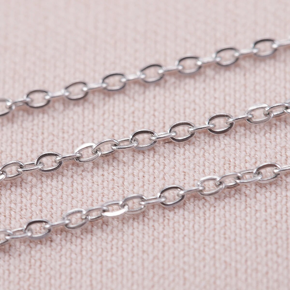10 미터 스테인레스 스틸 O 모양 얇은 체인 DIY  - Body Jewelry Necklace 리뷰 및 가격