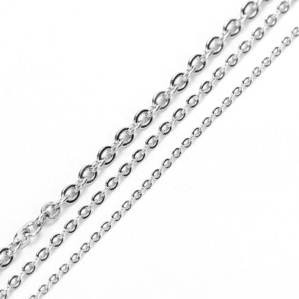 10 미터 스테인레스 스틸 O 모양 얇은 체인 DIY  - Body Jewelry Necklace 리뷰 및 가격