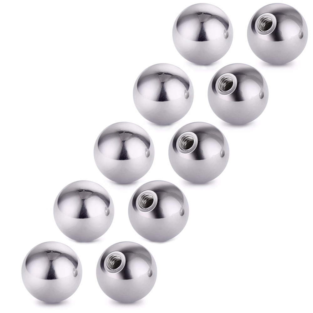 20 조각 스테인레스 스틸 교체 라운드 공 바벨 부품  - Body Jewelry Replacement Ball 리뷰 및 가격