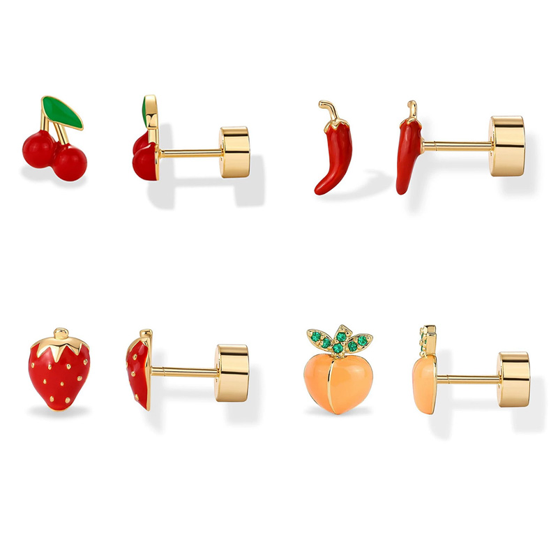 여성을위한 2pcs 연골 귀걸이 스터드 외과 강철 플랫 - Body Jewelry Surgical Steel 리뷰 및 가격
